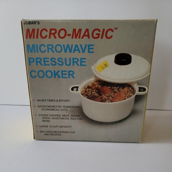 NOB JOBAR MicroMagic Microwave Pressure Cooker 10 Cup (2.5 QT) Capacity (JC2045) - Picture 1 of 7